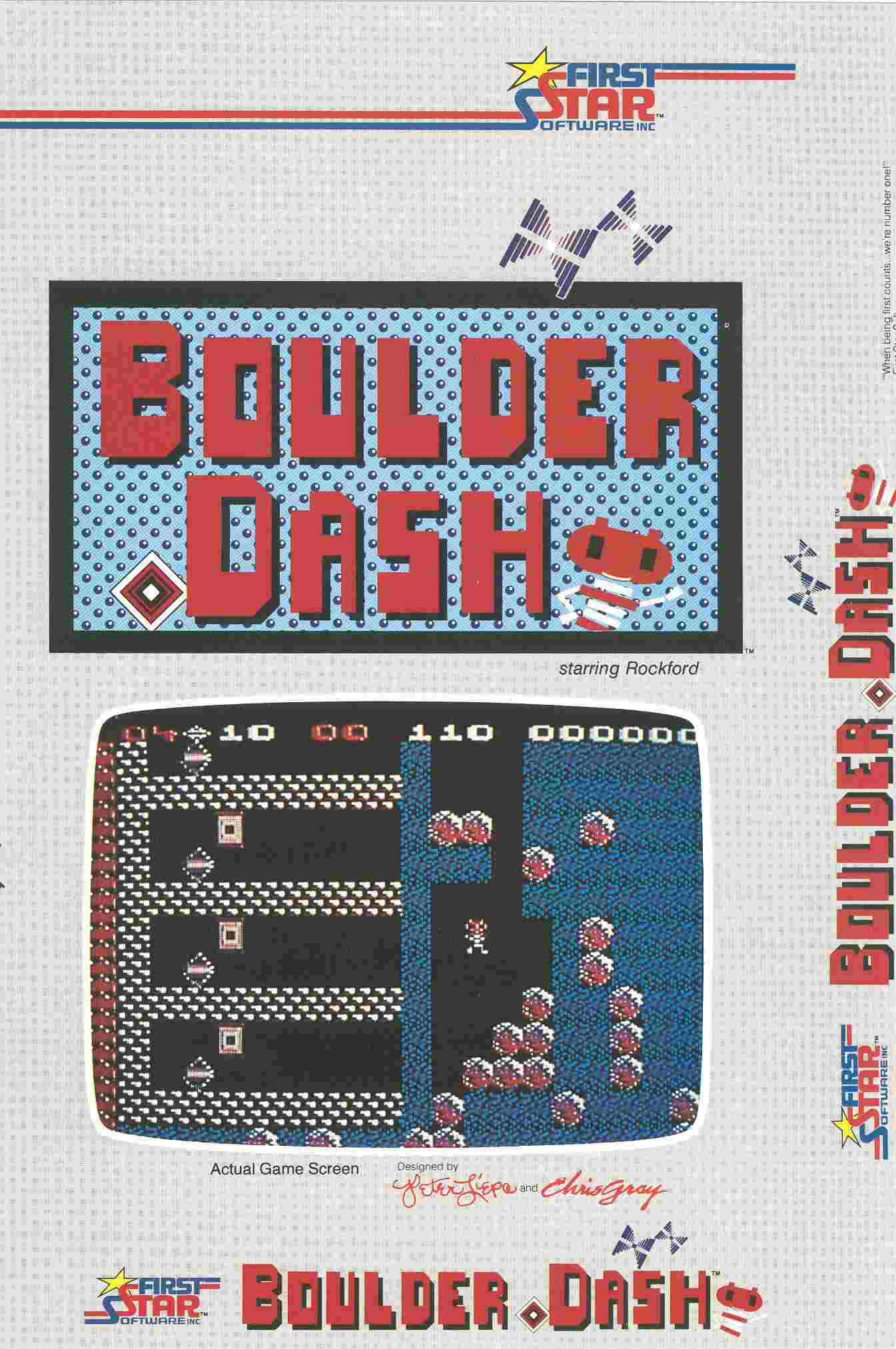 Boulder Dash Atari 400 800 XL XE (1984)