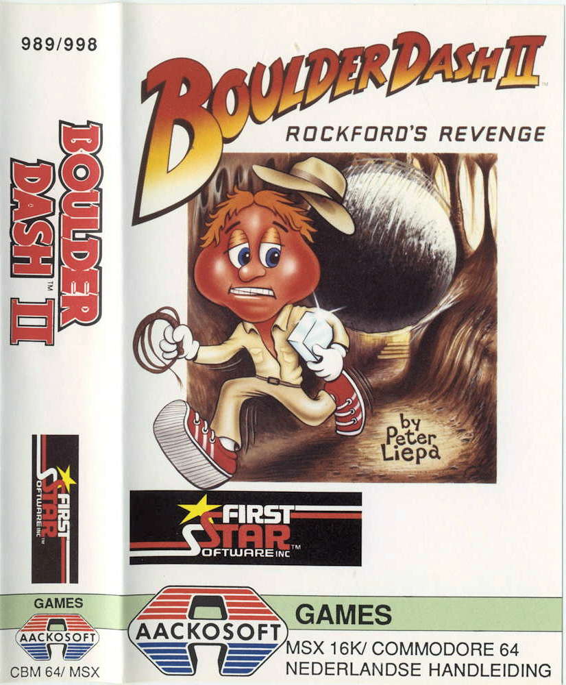 Boulder Dash II cover image MSX 64 / commodore 64